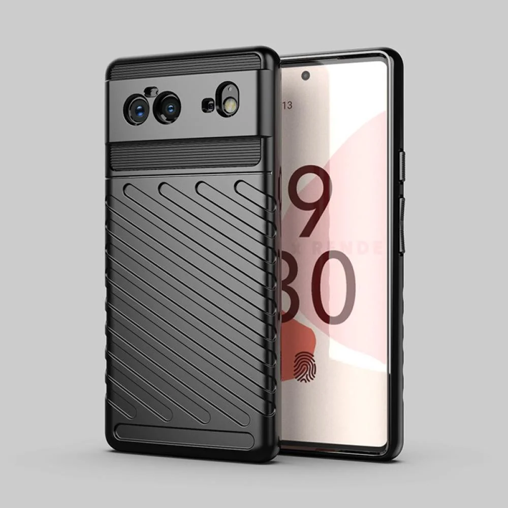 Odolné puzdro TPU pre Google Pixel 6 - Čierna