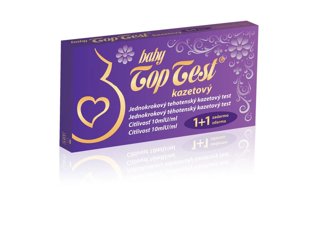 Baby Top Test Kazeta 1×2 ks, tehotenský test