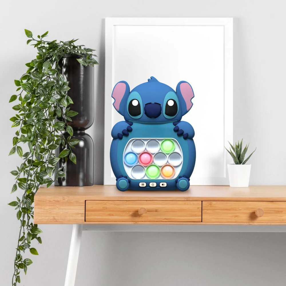 MG Pop It Stitch 2 interaktívna hračka pre deti, modrá