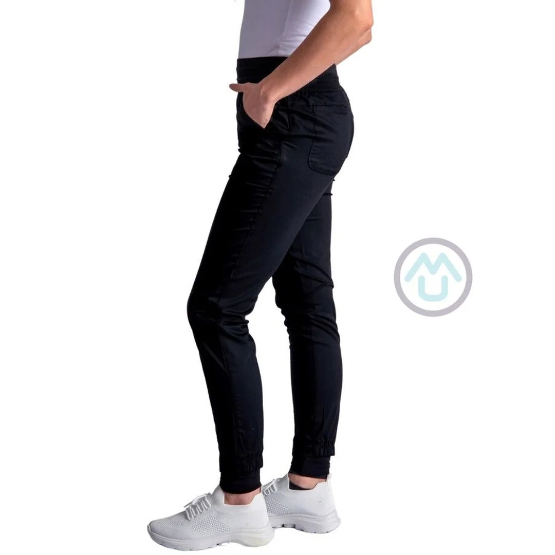 Zdravotnícke dámske jogger nohavice Cherokee Revolution ACTIVE STYLING - čierne 2XL
