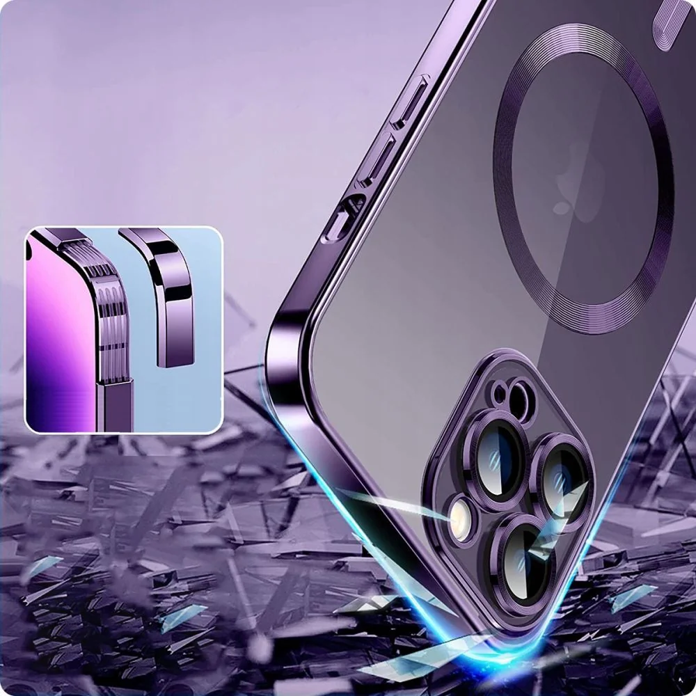 Tech-Protect Magshine MagSafe kryt na iPhone 15, zlatý