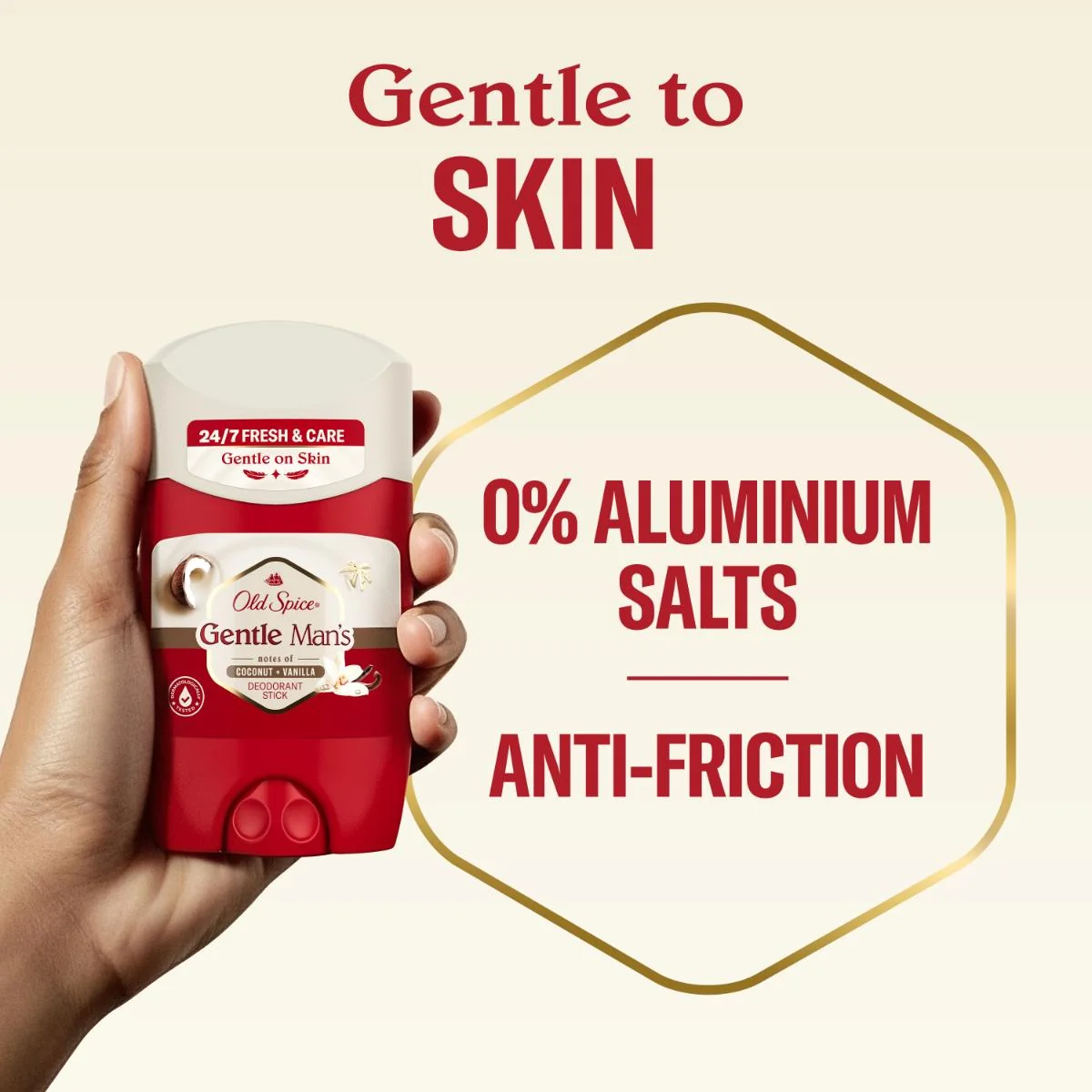 Old Spice Gentle Man's Kokos + Vanilka tuhý dezodorant 50 ml