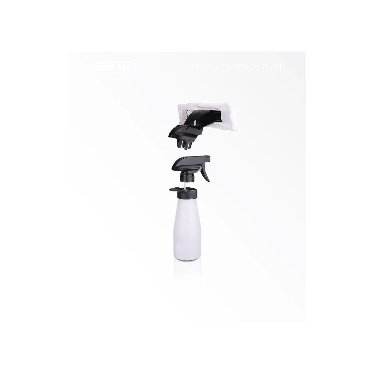 Strend Pro akumulátorový čistič okien VAC-80E, 1 ks 28 mm, 2000 mAh, 280 ml, teleskop 65 cm