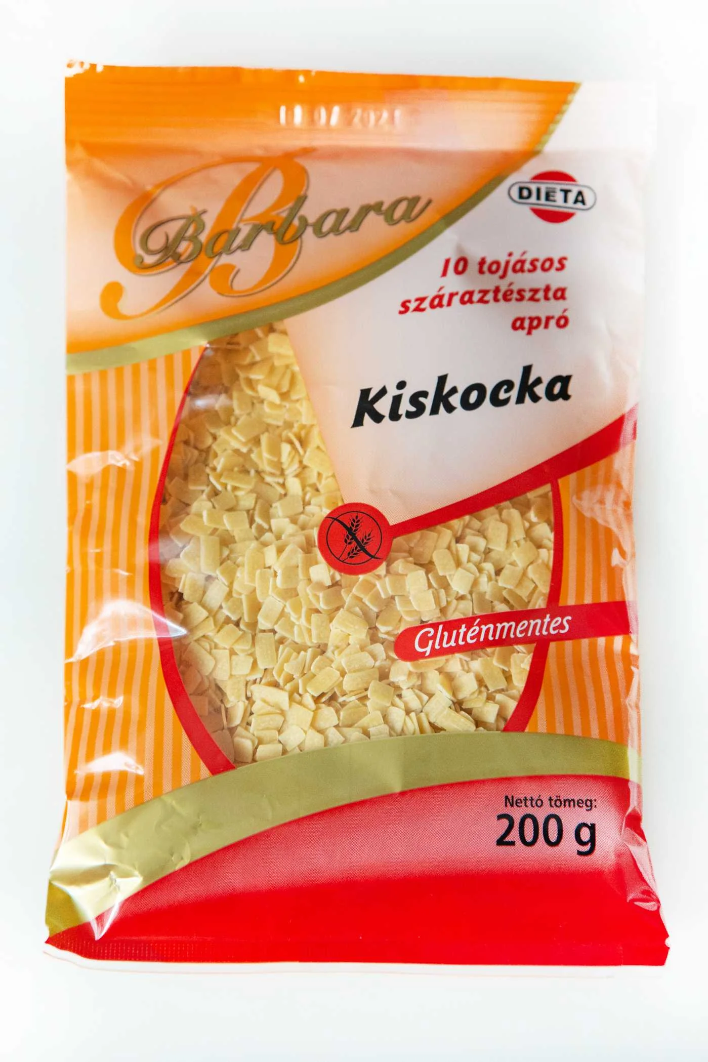 Barbara Malá kocka do polievky Bezlepková cestovina 1×200 g, bezlepková cestovina