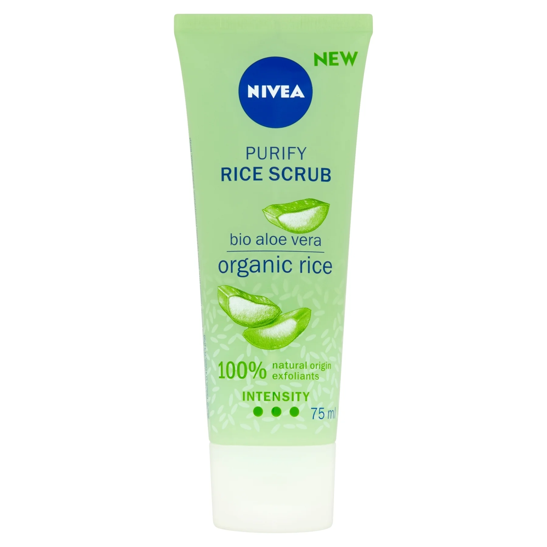 NIVEA Ryžový peeling s bio aloe vera pre zmiešanú pleť 75 ml