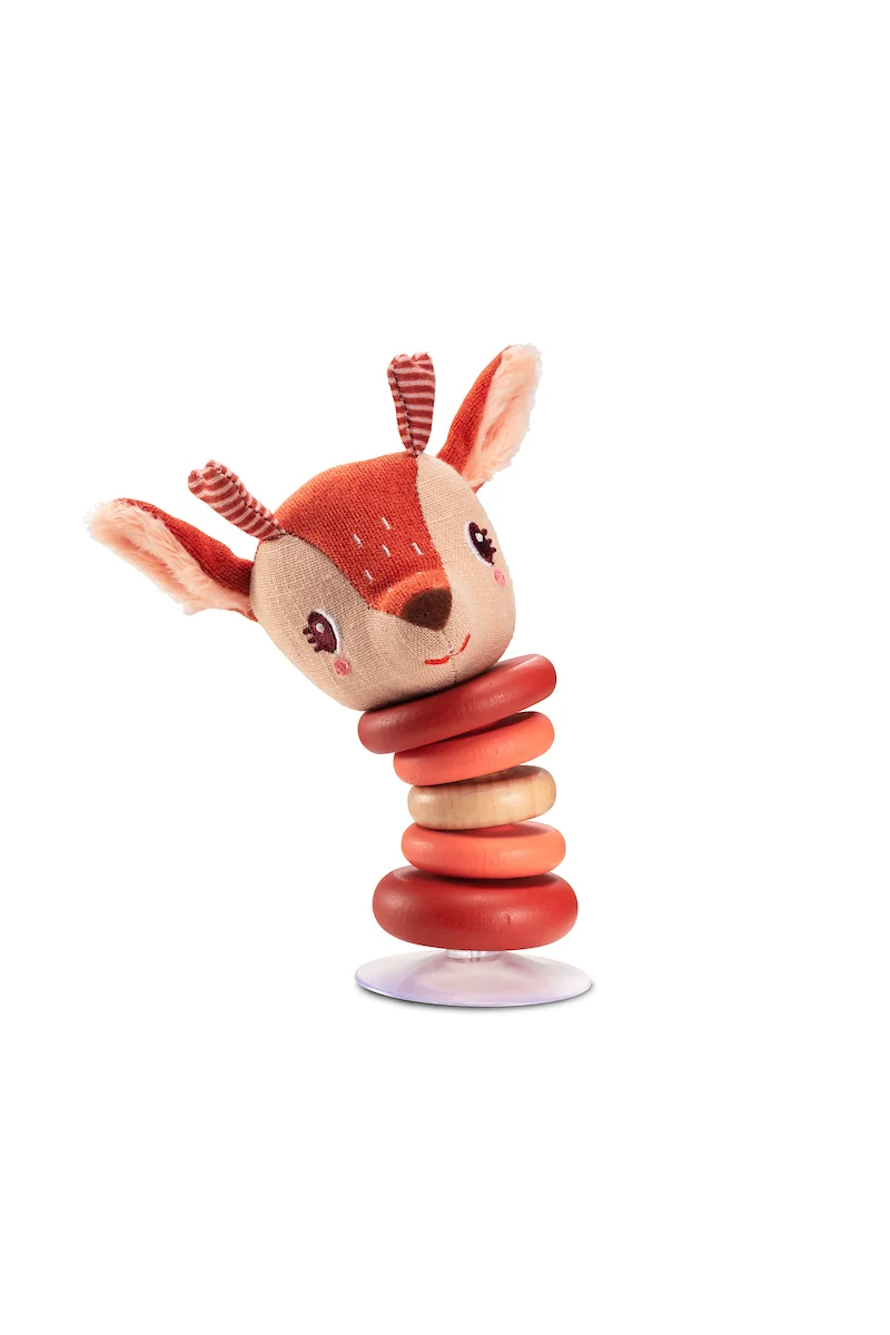 Lilliputiens - hojdacia hrkálka s prísavkou - jelenček Stella