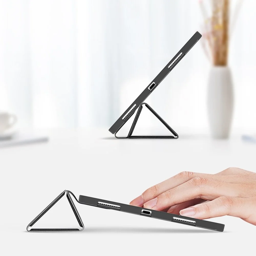 Osom TPU gélový kryt na tablet s viacuhlovým stojanom Čierna, 1 x 14877