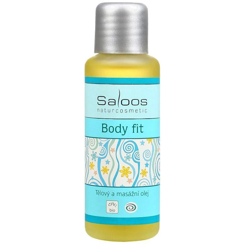 Saloos telový bio rastlinný masážny olej BODY FIT Objem: 1000 ml