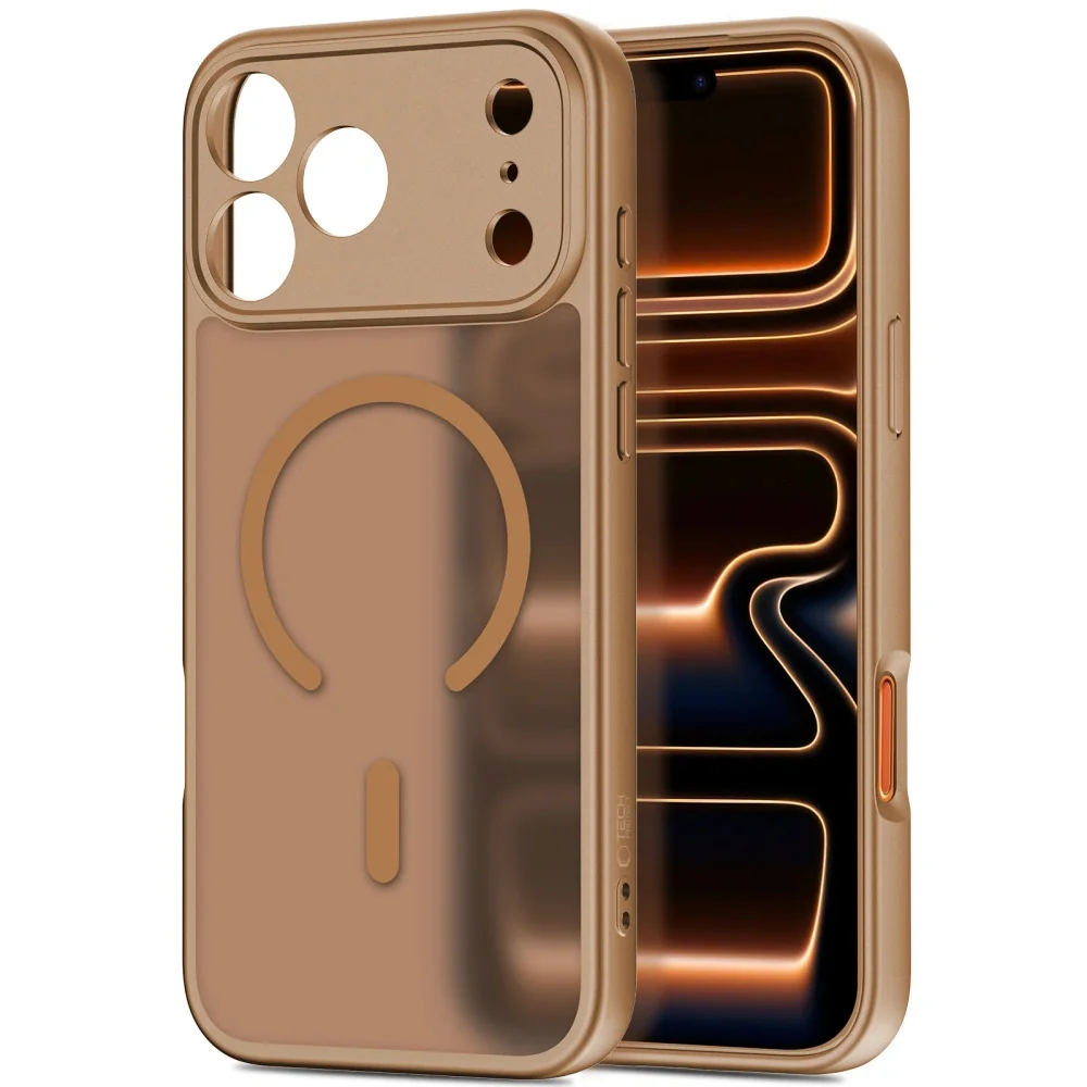 Tech-Protect BasicMag MagSafe kryt na iPhone 17 Pro Max, hnedý