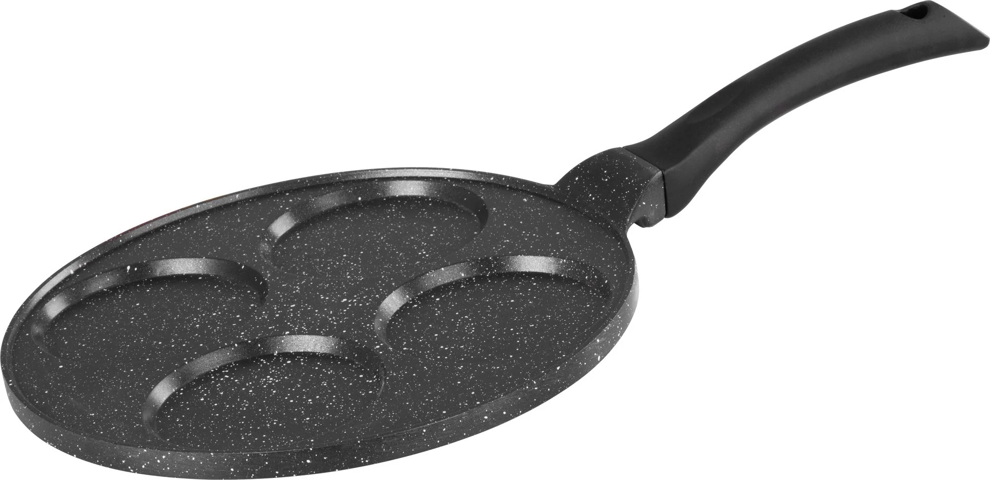 MagicHome panvica na lievance a volské oká, 1 ks Na 4 kusy, 4 priehlbiny, indukcia, 27 cm