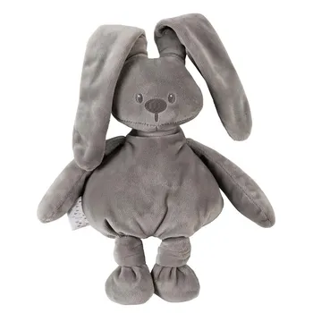 NATTOU Hračka plyšová zajačik Lapidou grey 1×1 ks, sivá farba, rozmer 36 cm