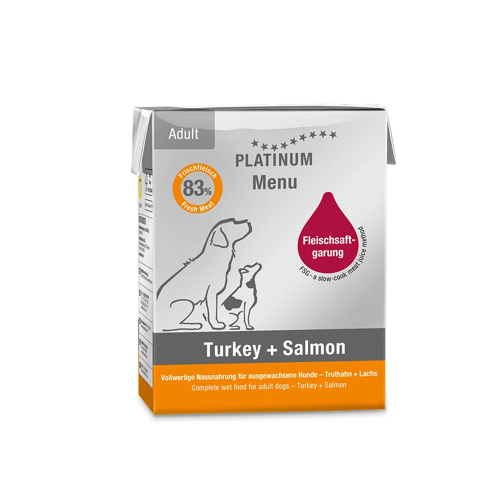 Platinum Menu Turkey + Salmon moriak + losos, 185 g