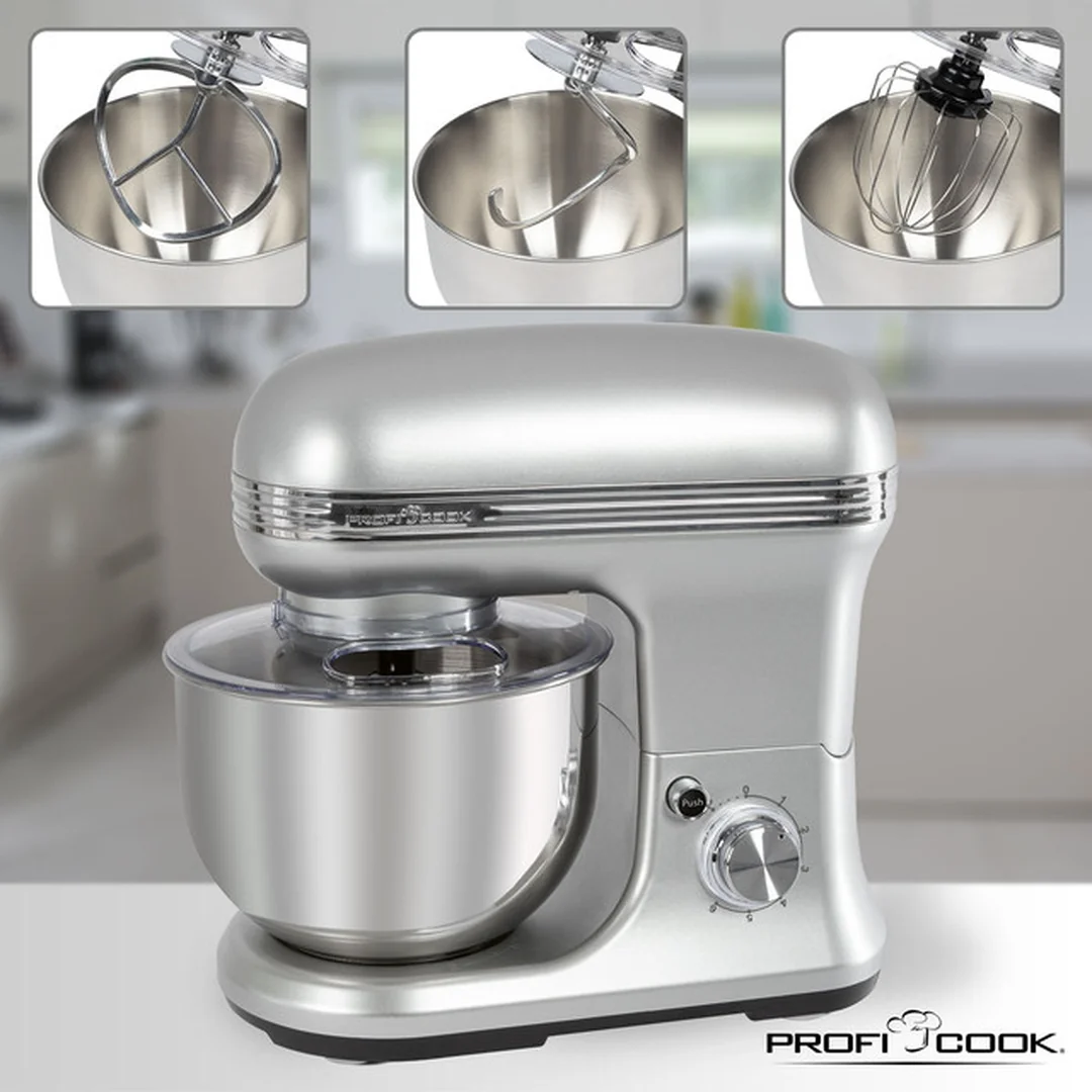 ProfiCook KM 1222 W kuchynský robot 1200 W + digitálna váha 5 kg, 5 l