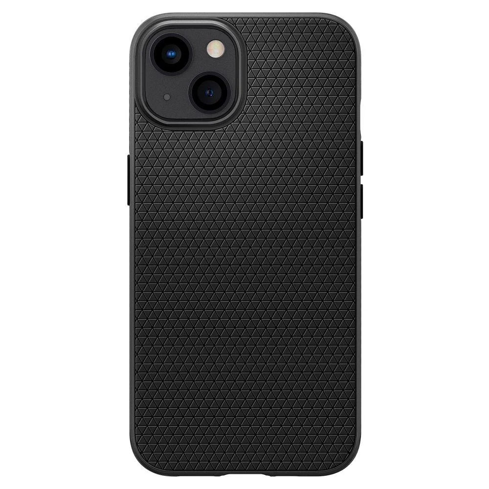 Spigen Liquid Air silikónový kryt na iPhone 13, čierny
