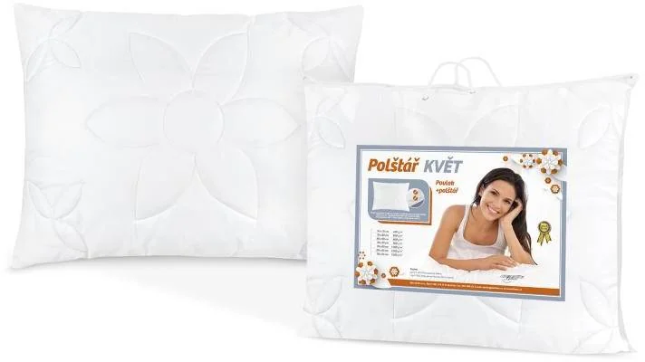 Vankúš KVET 4700/1080 80x80 1000g so zipsom vo vlast. obale 1×1 ks, vankúš