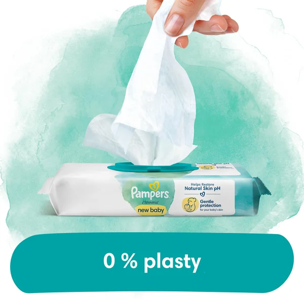 Pampers Harmonie New Baby čistiace obrúsky 18×46 ks