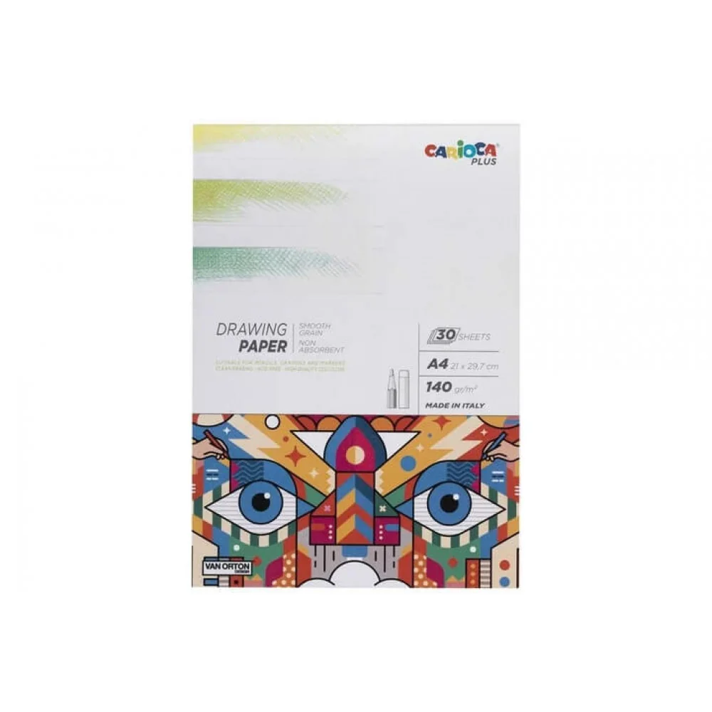 Maliarsky blok - skicár A4 CARIOCA 30 listov 140 gr-CARIOCA