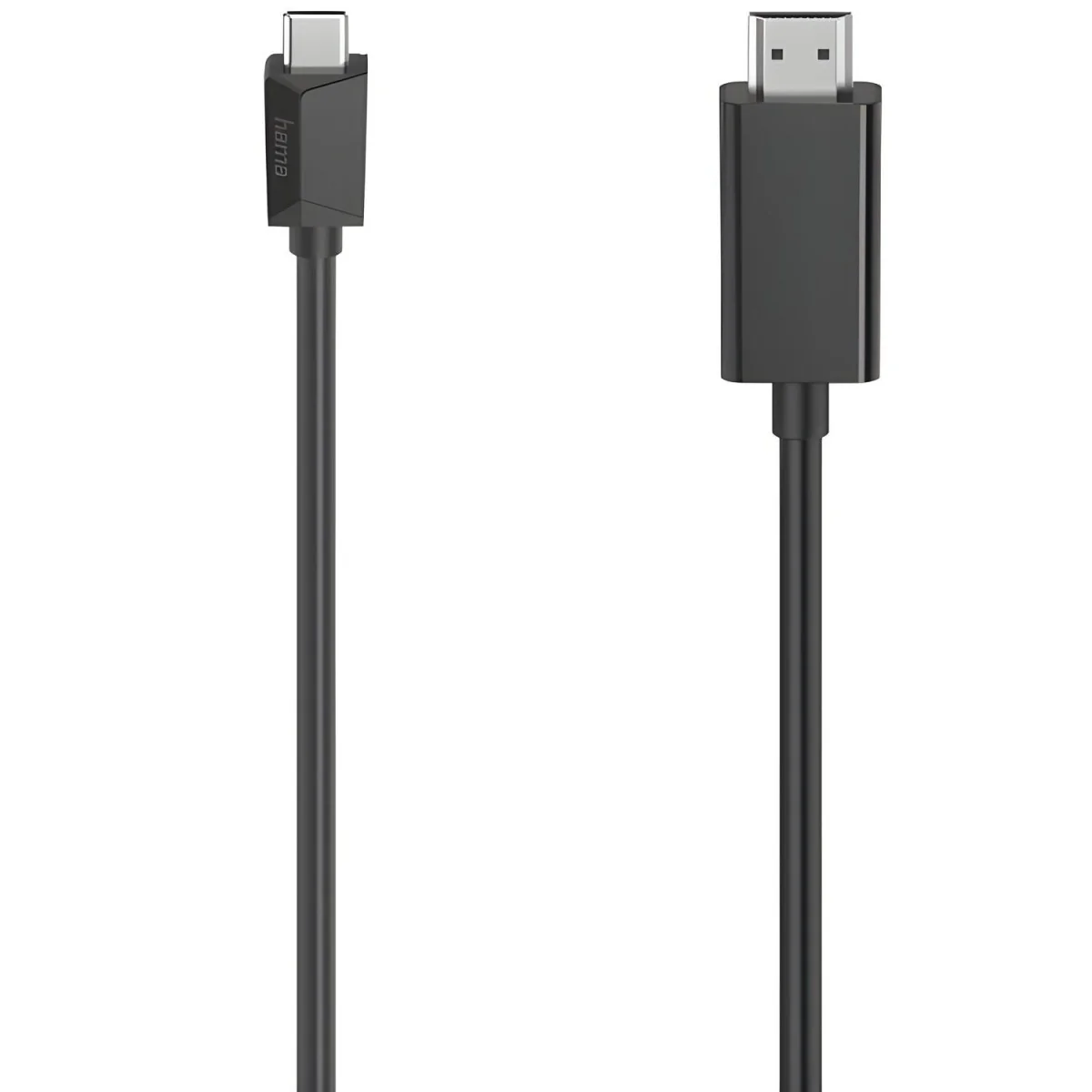 USB-C na HDMI kábel (4K) - 1.5 m - Čierna