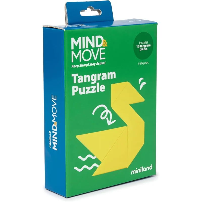 Miniland Logická skladačka Tangram Mind&Move Súprava 2 kusov MLZ31729