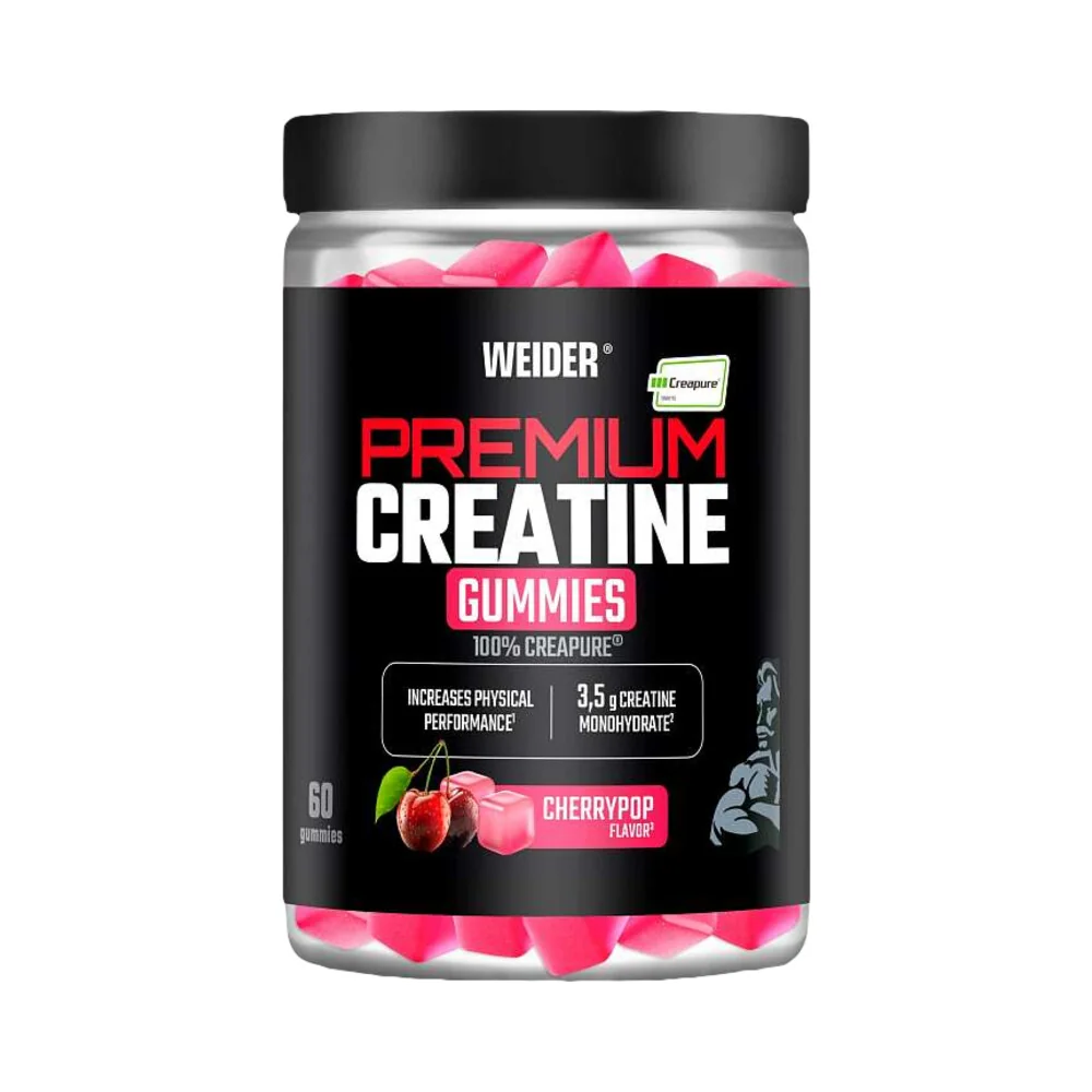 Weider Premium Creatine Gummies 60 cukríkov cherrypop