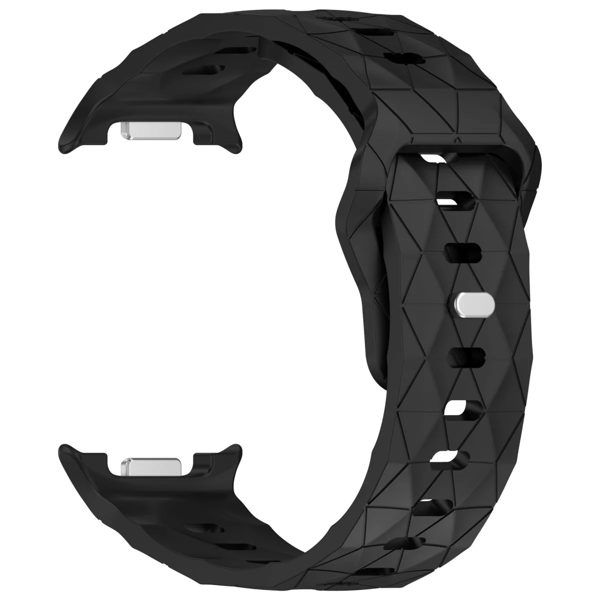 BStrap Silicone Grid remienok na Samsung Galaxy Watch 8, black