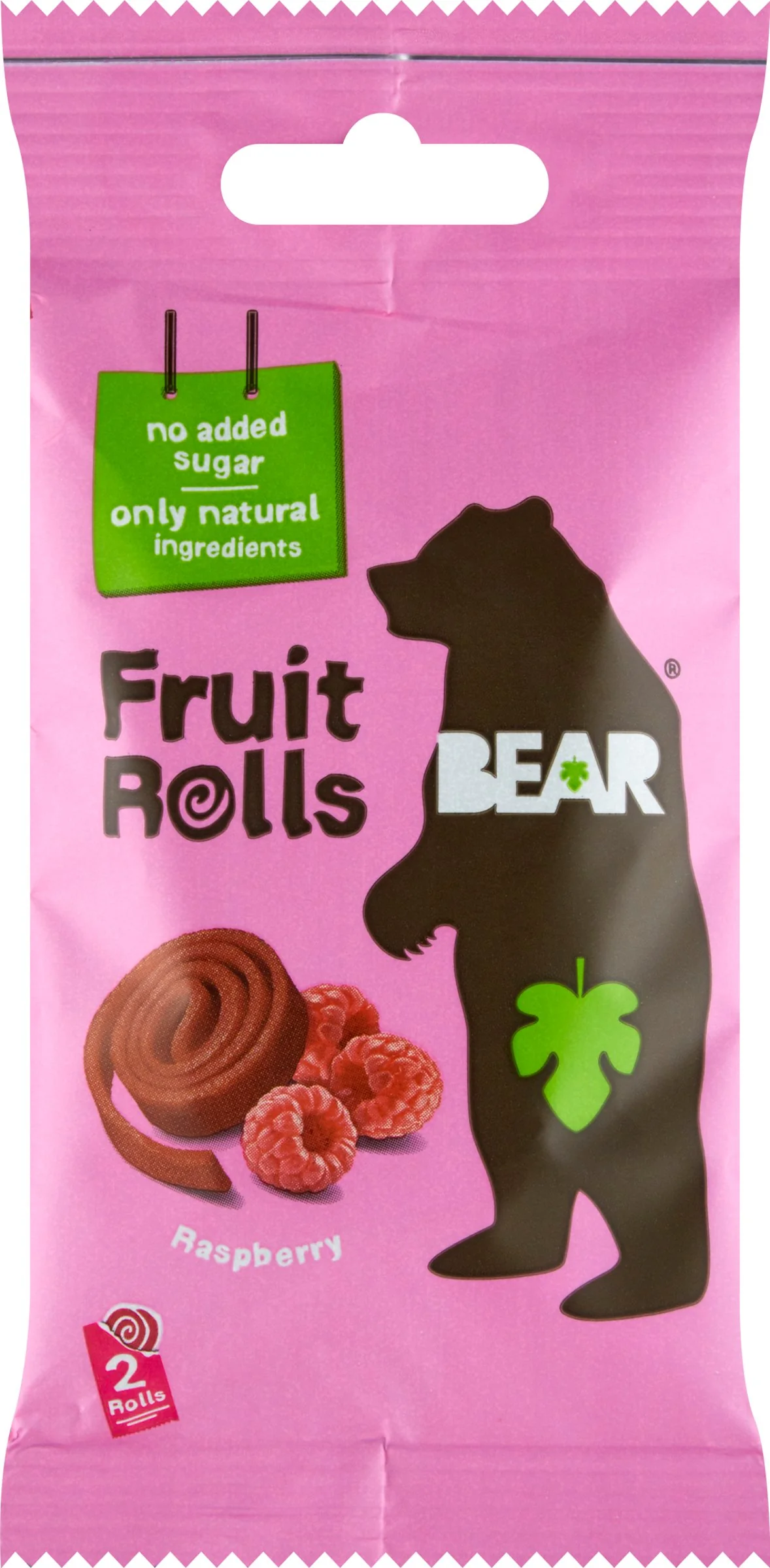 BEAR Malinové rolky 1x20 g, ovocná rolka