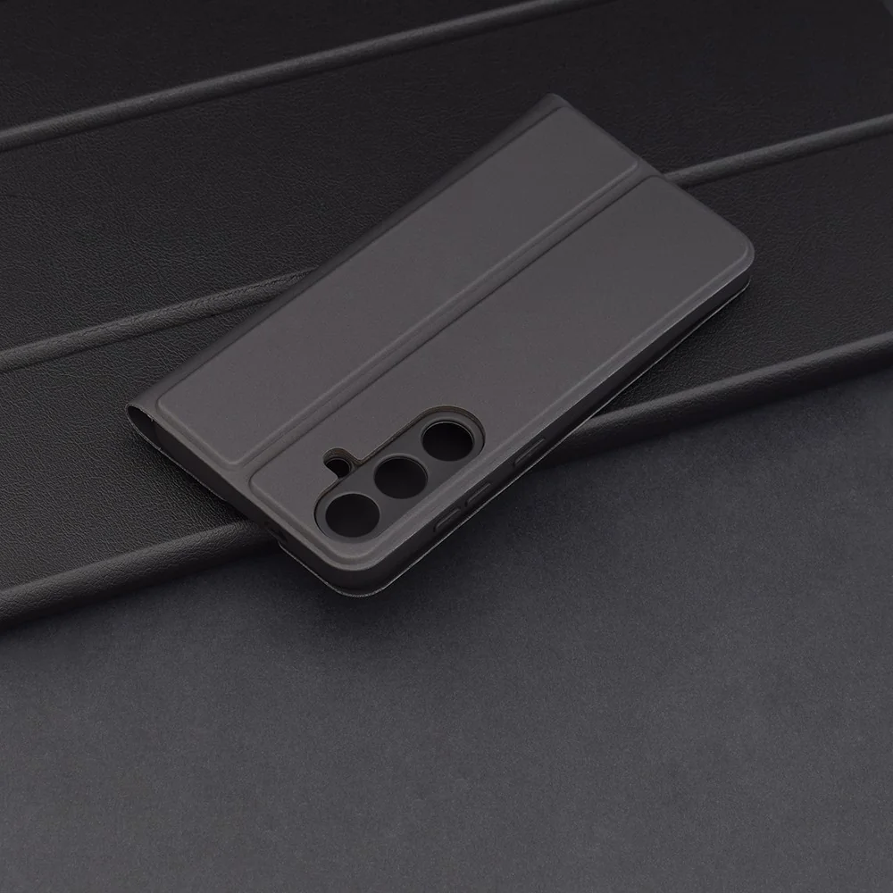 Koženkový knížkový/flipový obal pre Samsung Galaxy S24 Plus Čierna, SKU: 33273