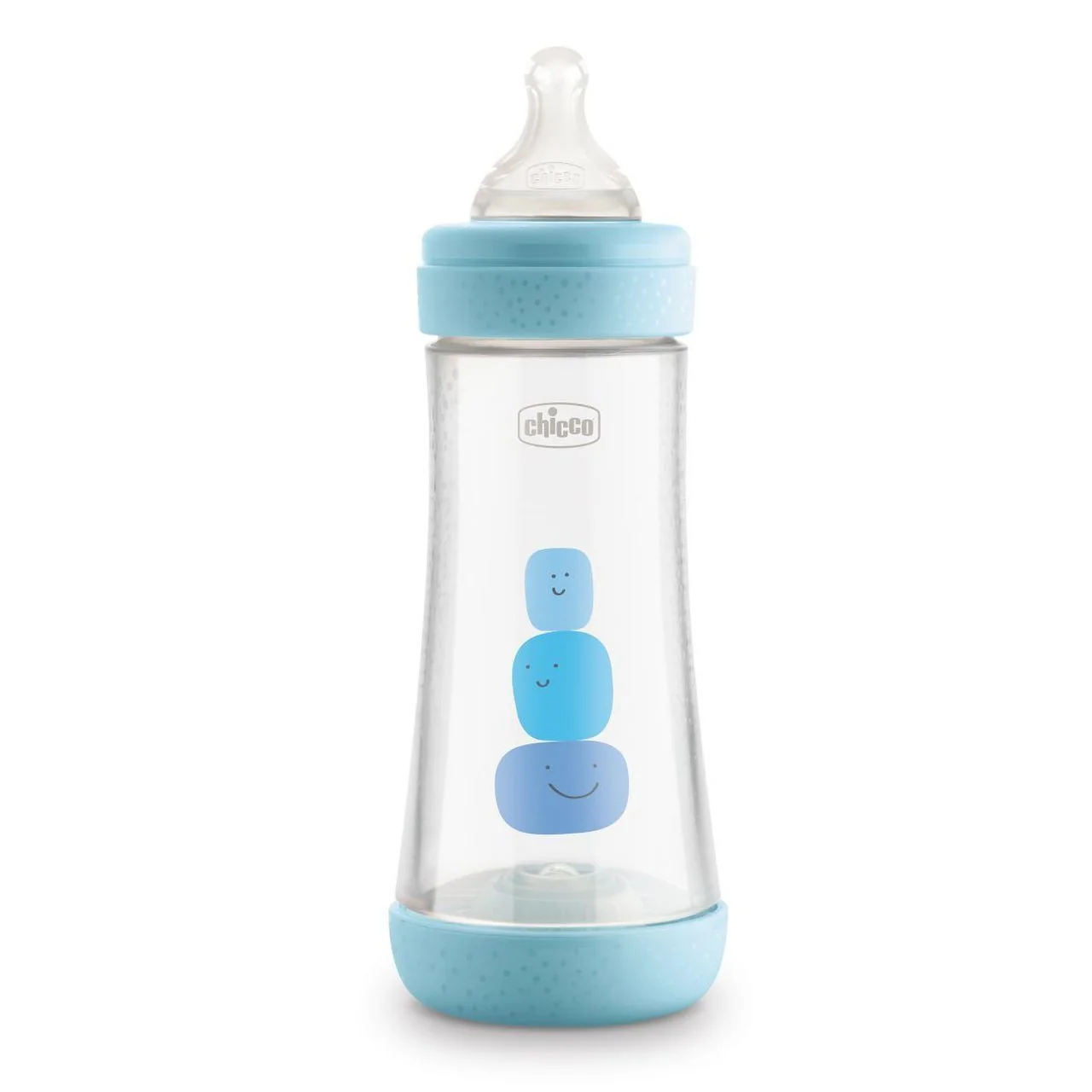 CHICCO Fľaša dojčenská Perfect 5 silikón, 300 ml chlapec 1×1 ks, dojčenská fľaša 300 ml