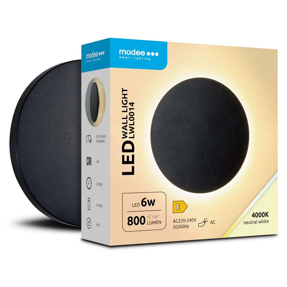Modee LED svietidlo na stenu 6W 800 lumenov IP65 (LWL0014)