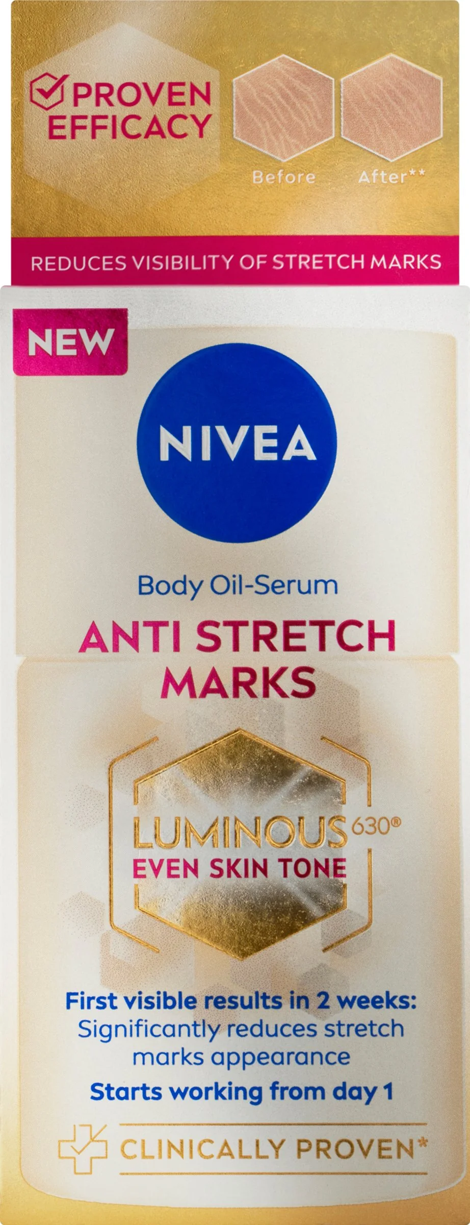 Nivea Telové olejové sérum Luminous630 1×100 ml, telové sérum