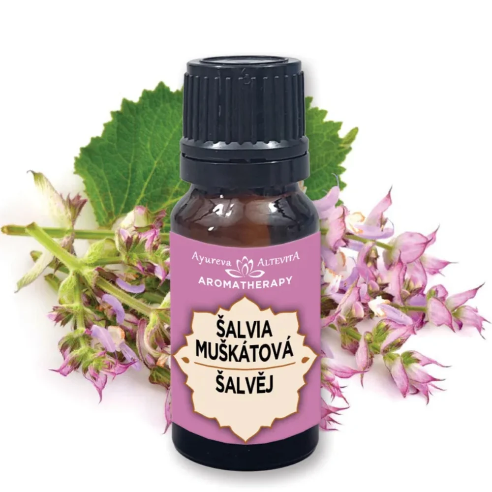 100% esenciálny olej ŠALVIA 10ml olej ženskej múdrosti