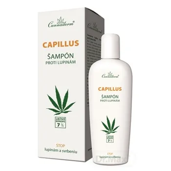 Cannaderm CAPILLUS - šampón proti lupinám NEW 1×150 ml, šamón