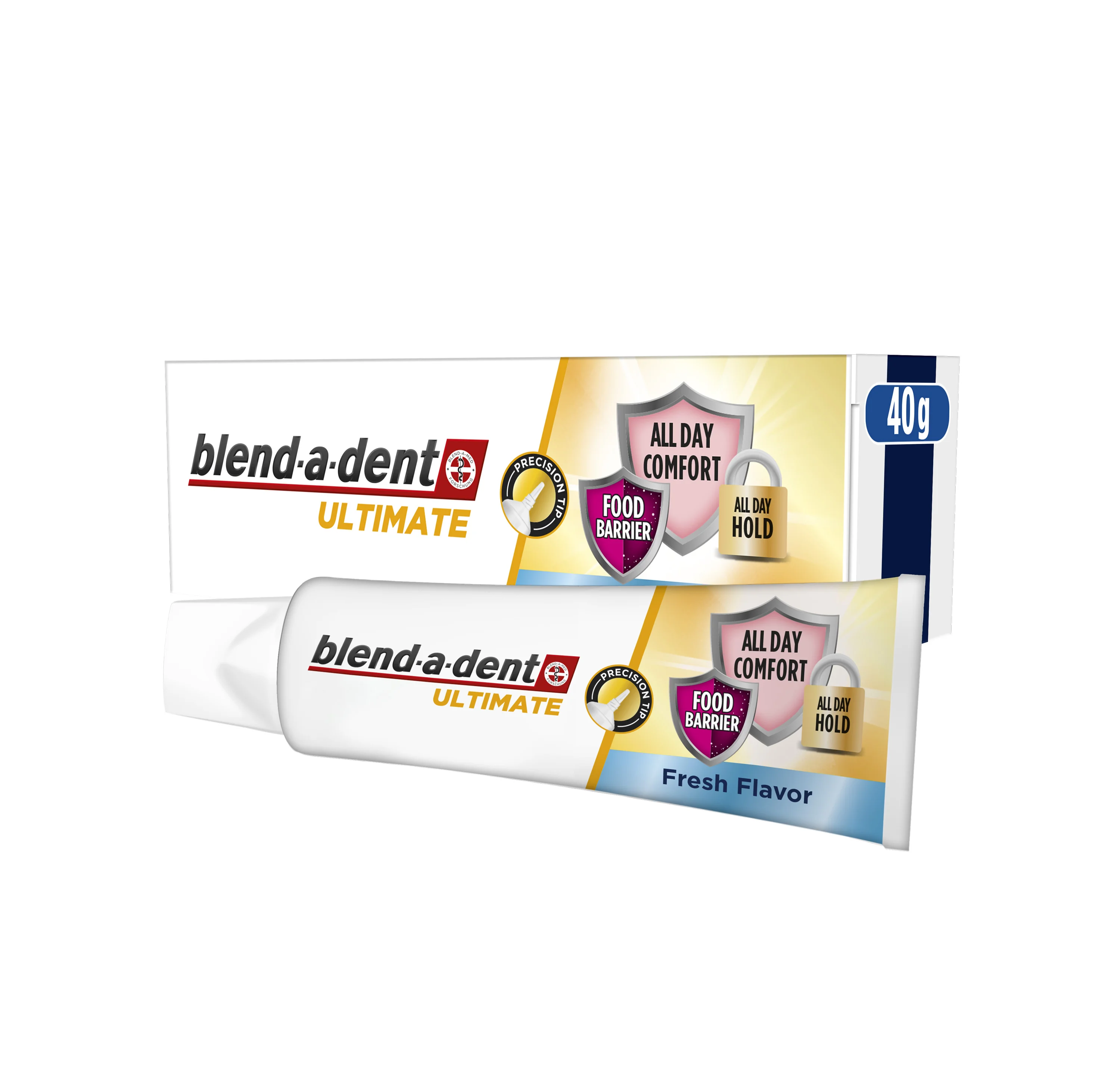 Blend-a-dent Ultimate Fresh fixačný krém na zubné protézy 40 ml