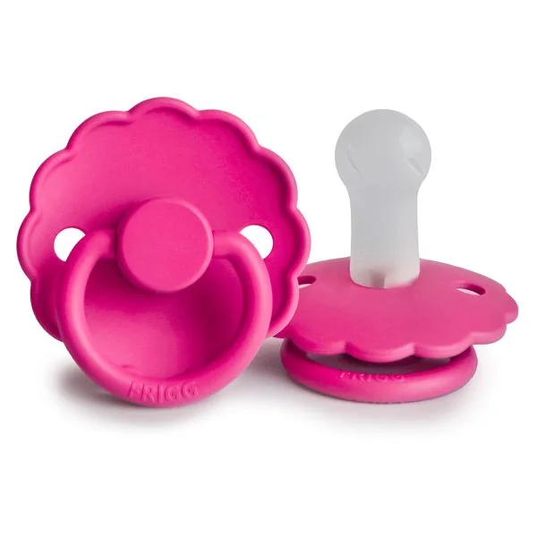 FRIGG Daisy silikónový cumlík Fuchsia, +6m, 1 ks 1×1 ks, silikónový cumlík