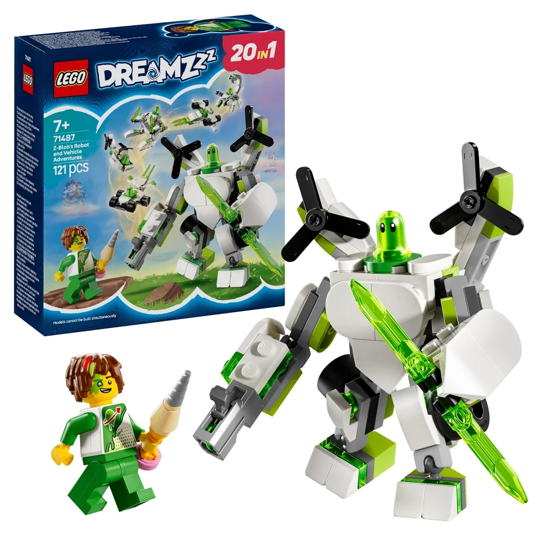 LEGO® DREAMZzz™ 71487 Z-Blobove dobrodružstvá s robotmi a vozidlami