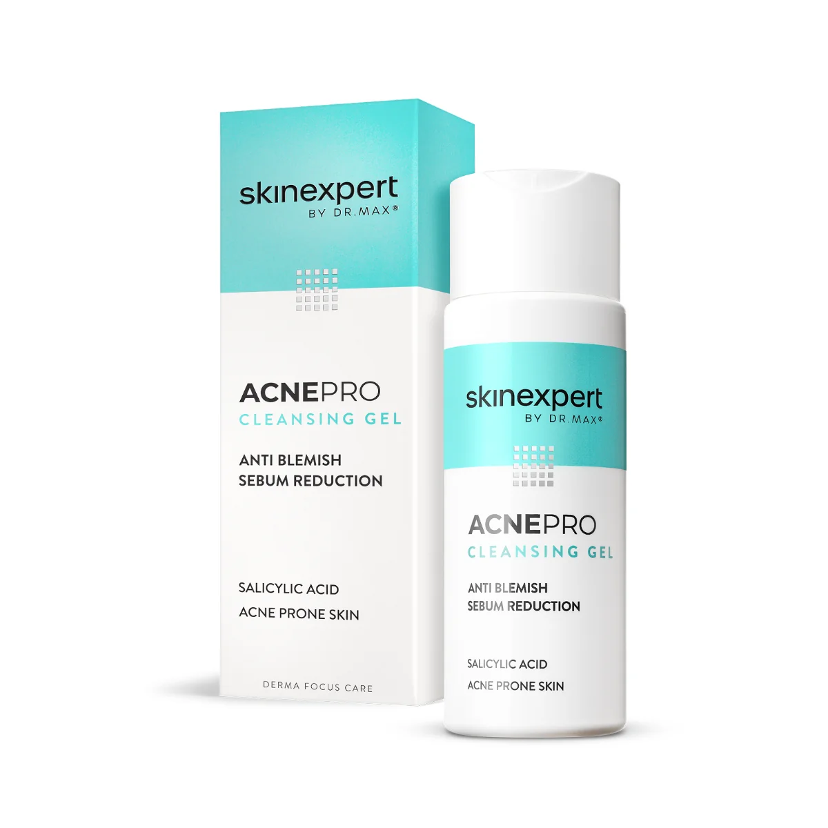 Skinexpert by Dr. Max® ACNEPRO Cleansing Gel 1×200 ml, čistiaci gél proti nedokonalostiam