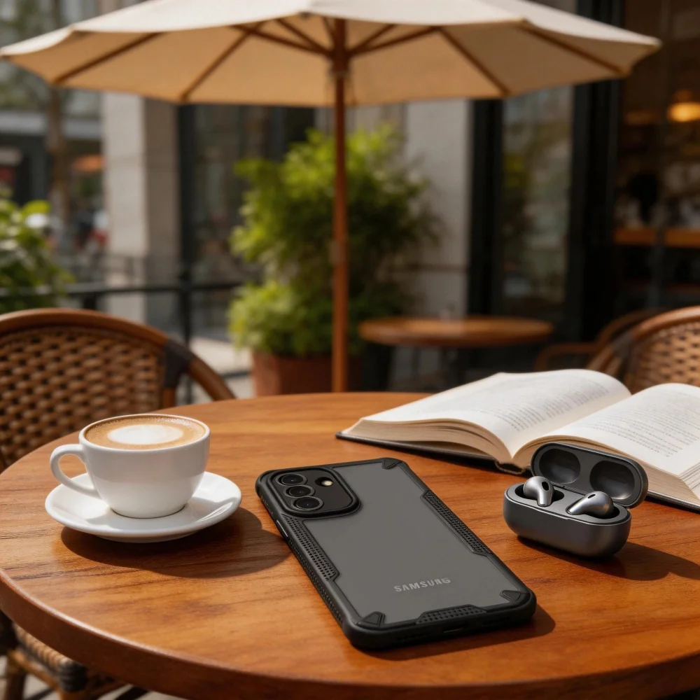 Tech-Protect Rugged Shield kryt na Samsung Galaxy A57 5G, čierny