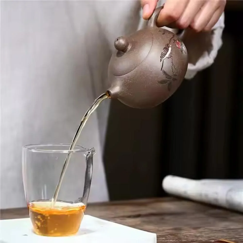 Čajník Hnedá/Sivá 250ml, keramika