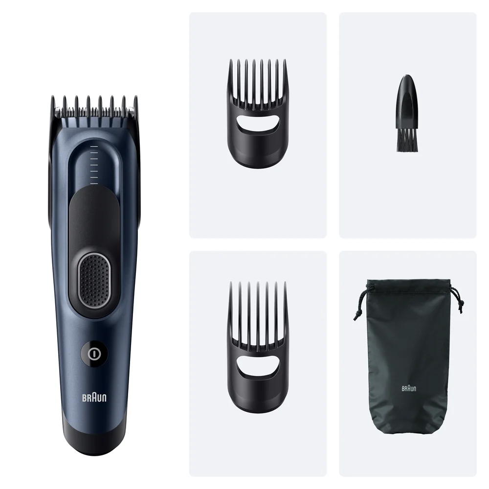 Braun HC5550 Series 5 zastrihávač vlasov, 4 stylingové nadstavce 1 set