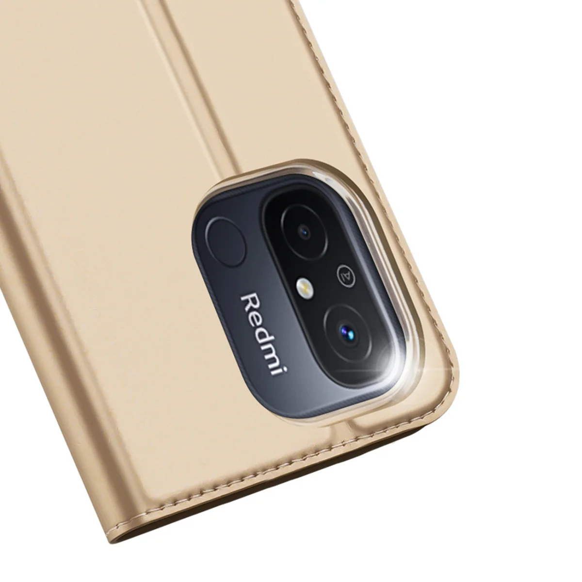 Dux Ducis Skin Pro knižkové puzdro na Xiaomi Redmi 11A / Poco C55 / Redmi 12C zlaté