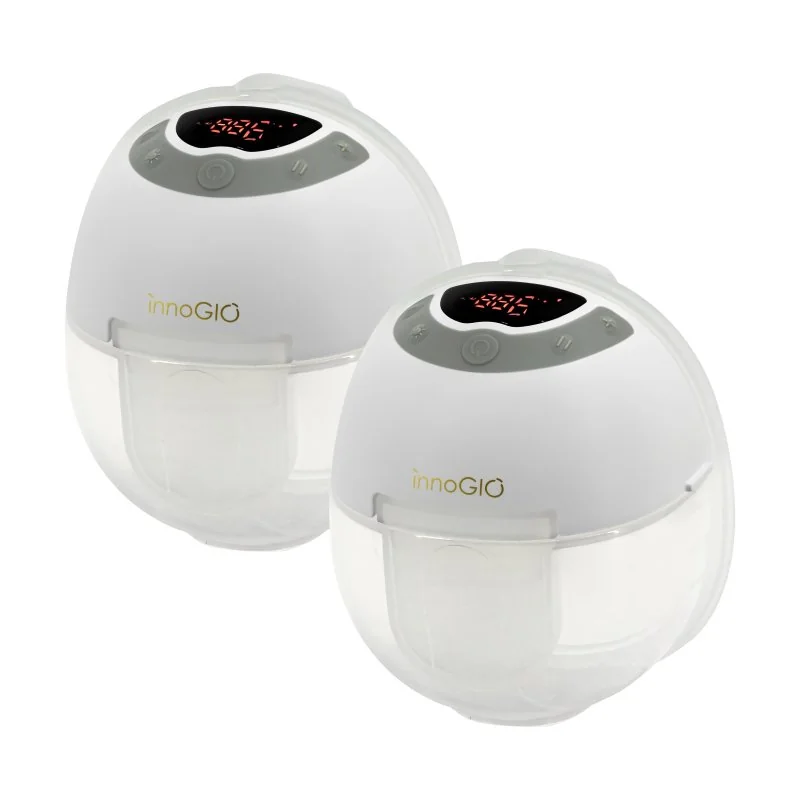 innoGIO prenosná elektrická odsávačka materského mlieka GIOmum Line Discreet Light Double