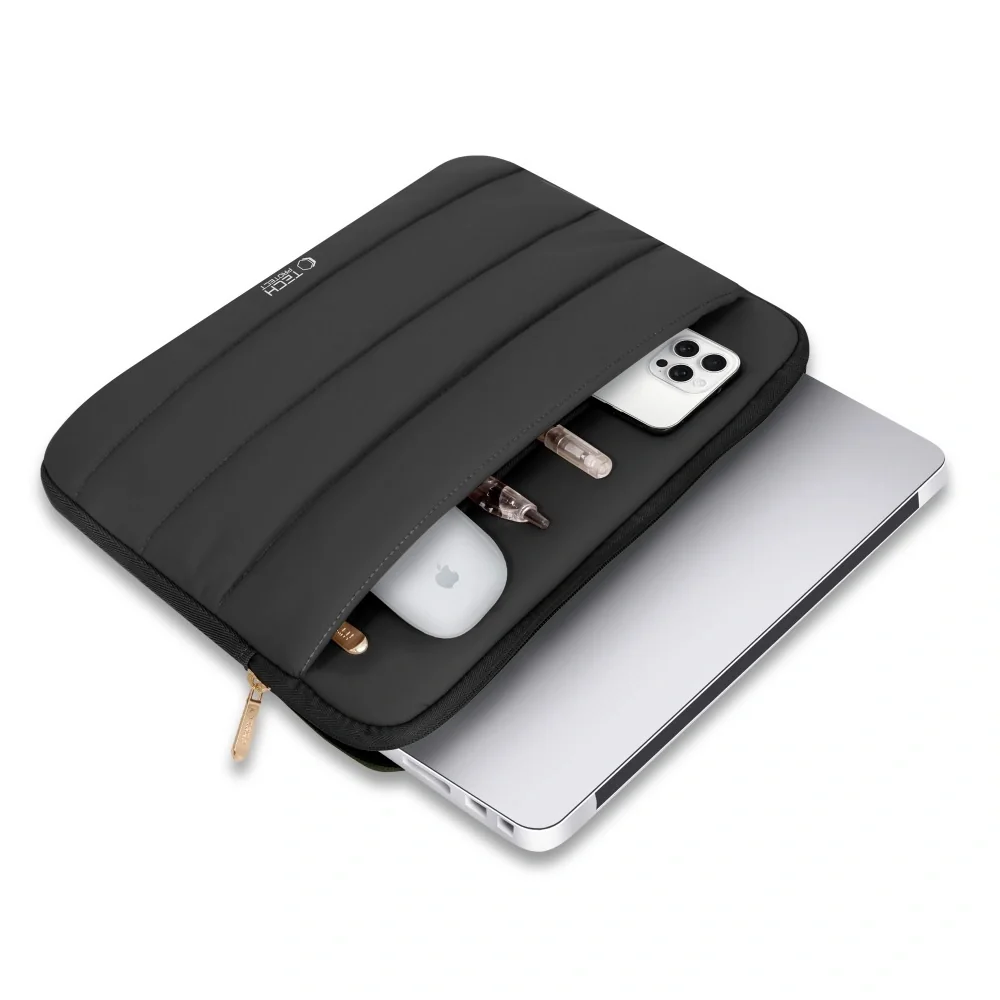 Tech-Protect Fluffy obal na notebook 15-16'', čierny