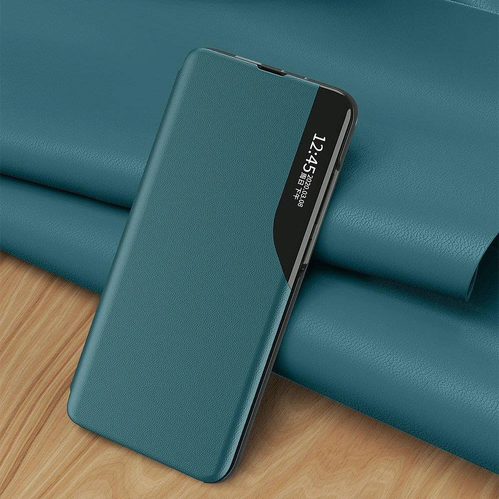 MG Eco Leather View knižkové puzdro na Xiaomi Poco M3 / Redmi 9T čierne