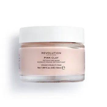 Revolution Skincare Pink Clay Detoxifying maska na tvár 1×1 ks