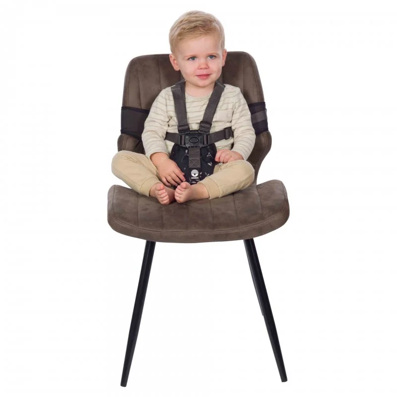 Dooky prenosná textilná stolička Travel Chair Romantic Leaves Black