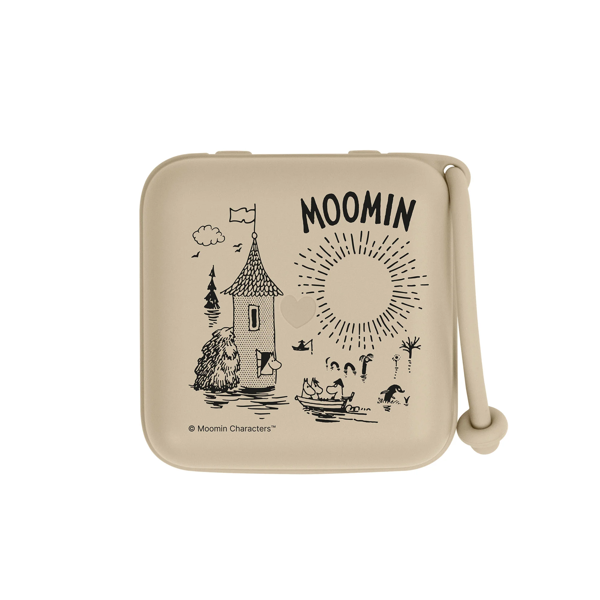 BIBS x Moomin krabička na cumlíky Vanilla
