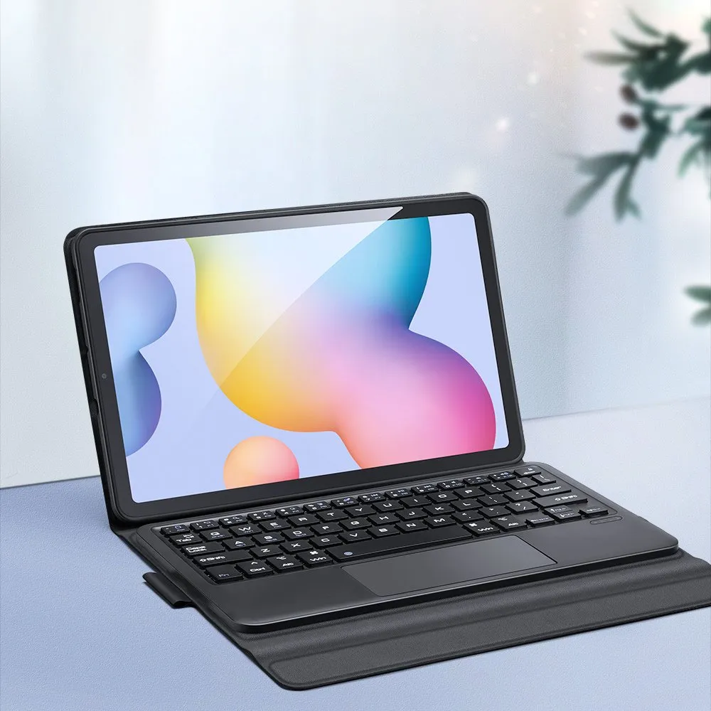 Dux Ducis Wireless Keyboard puzdro s klávesnicou na Samsung Galaxy Tab S6 Lite, čierne S6 Lite, čierne