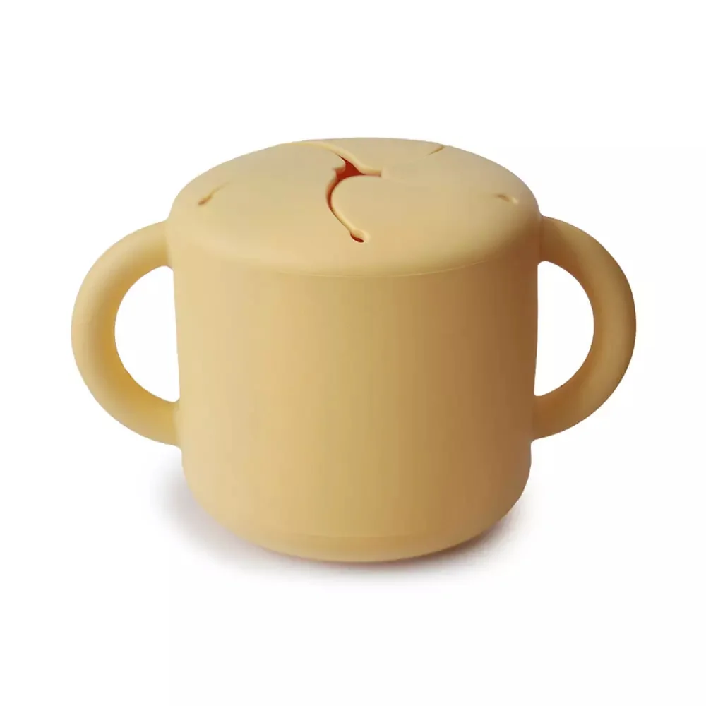 Mushie silikónový pohárik na snack , Daffodil 1×1 ks, detský pohár