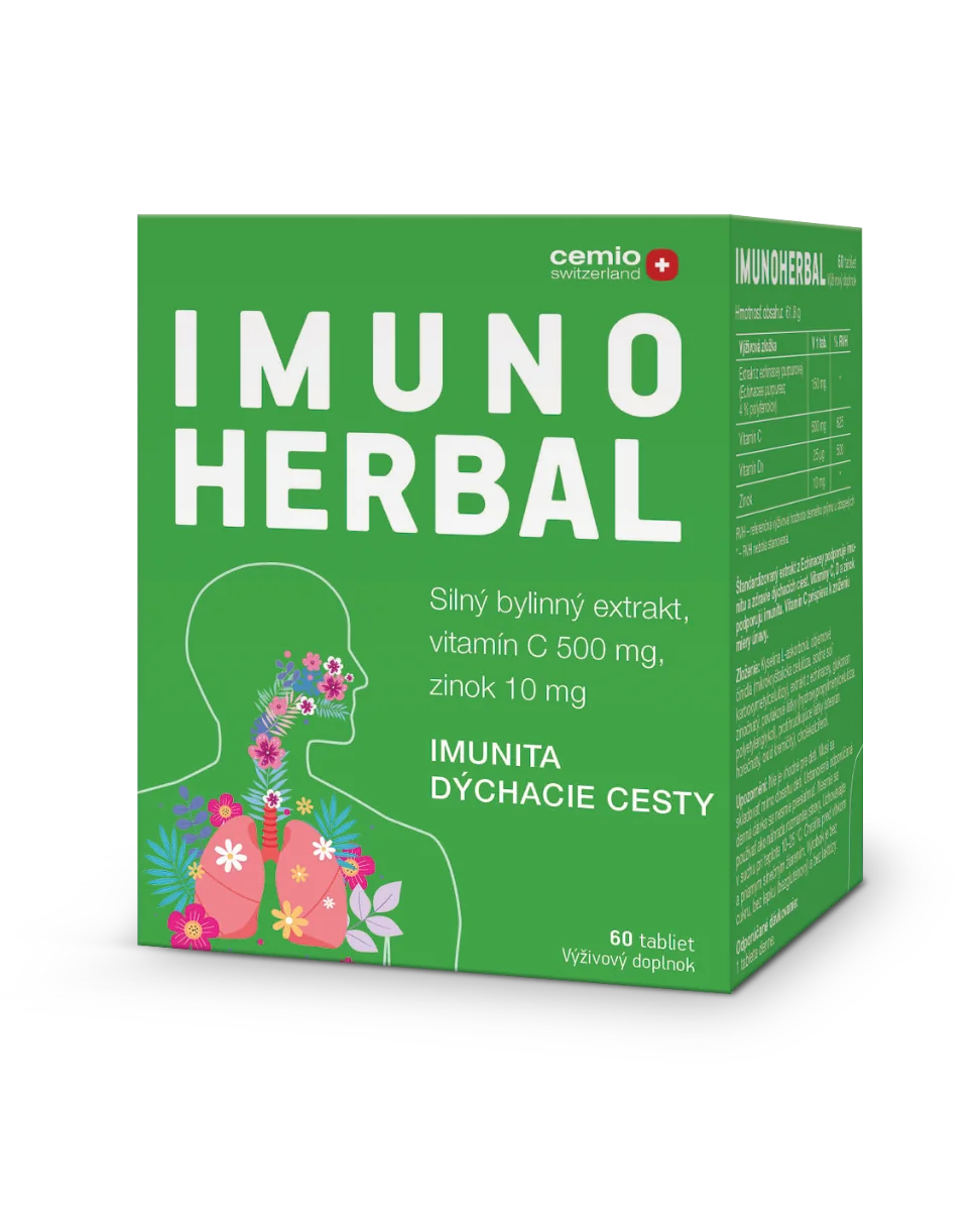 Cemio IMUNOHERBAL 1×60 tbl, bylinný extrat