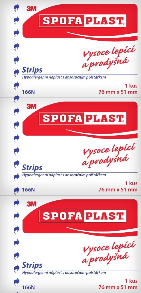 3M Spofaplast 166N Strips